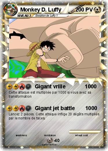 Pokemon Monkey D. Luffy