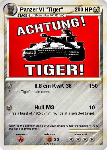 Pokemon Panzer VI "Tiger"