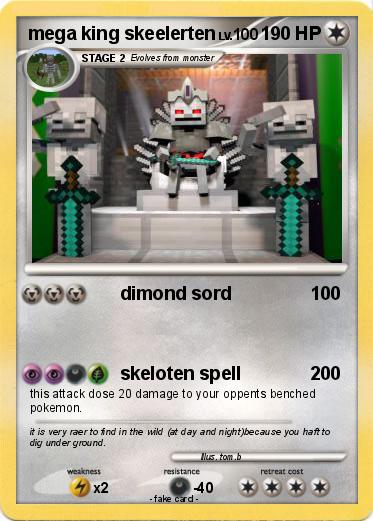Pokemon mega king skeelerten