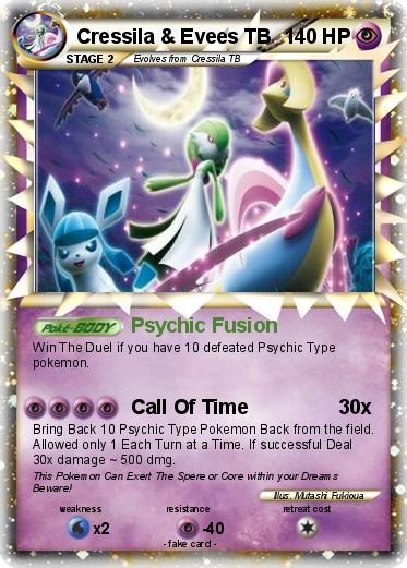 Pokemon Cressila & Evees TB