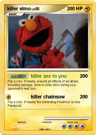 Pokemon killer elmo