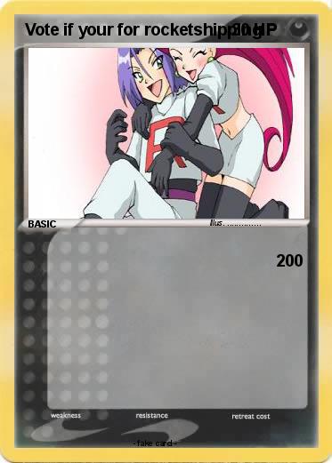 Pokemon Vote if your for rocketshipping