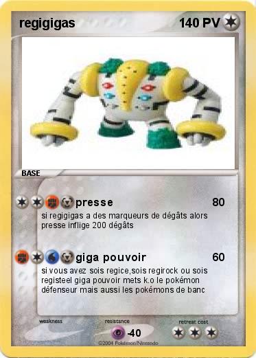 Pokemon regigigas