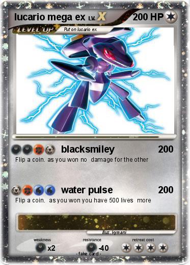Pokemon lucario mega ex