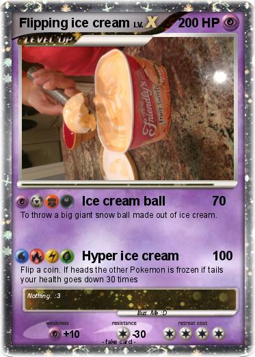Pokemon Flipping ice cream