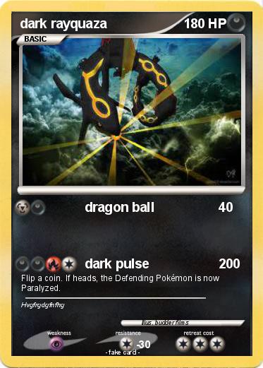 Pokemon dark rayquaza
