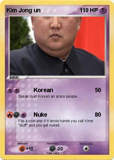 Pokemon Kim Jong un