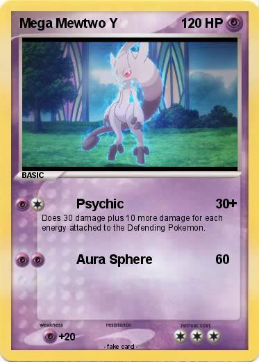 Pokemon Mega Mewtwo Y