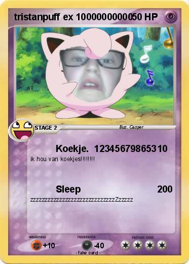 Pokemon tristanpuff ex 10000000000