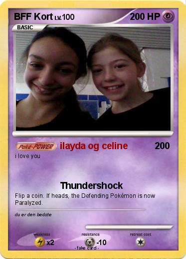Pokemon BFF Kort