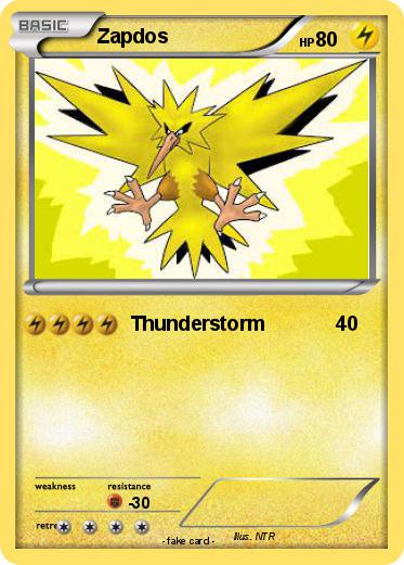 Pokemon Zapdos