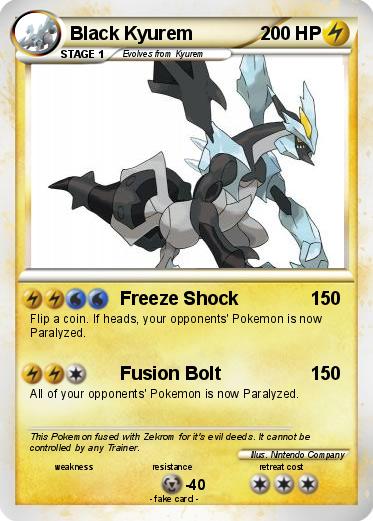 Pokemon Black Kyurem