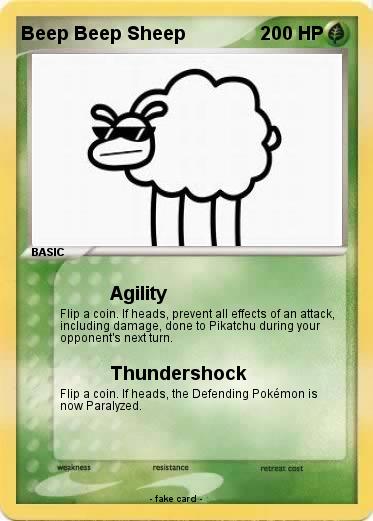 Pokemon Beep Beep Sheep