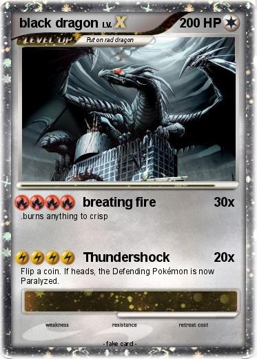 Pokemon black dragon