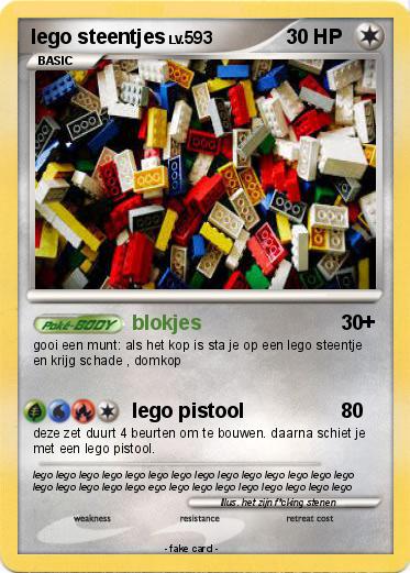 Pokemon lego steentjes