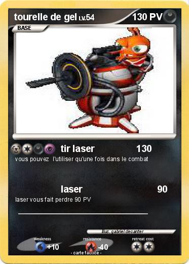 Pokemon tourelle de gel