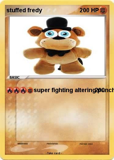 Pokemon stuffed fredy