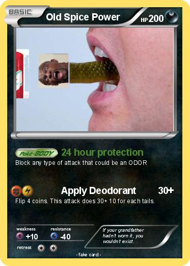 Pokemon Old Spice Power