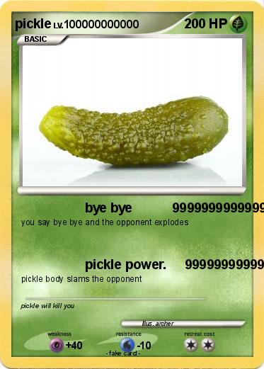 Pokemon pickle