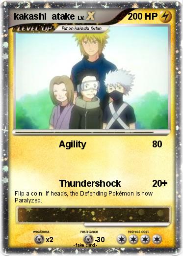 Pokemon kakashi  atake