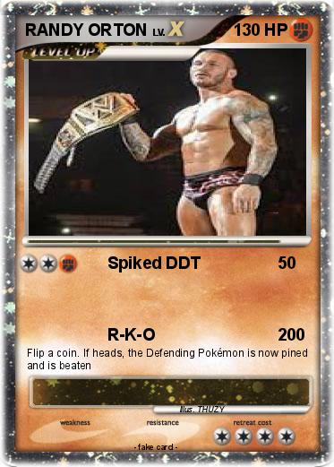Pokemon RANDY ORTON