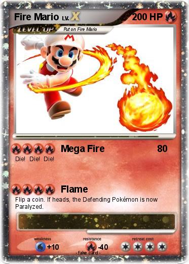Pokemon Fire Mario