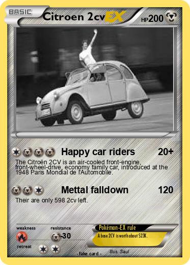 Pokemon Citroen 2cv