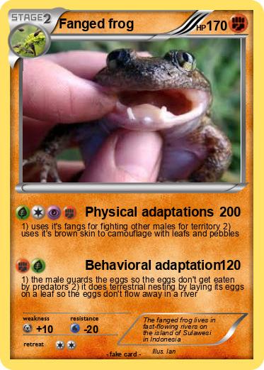 Pokemon Fanged frog