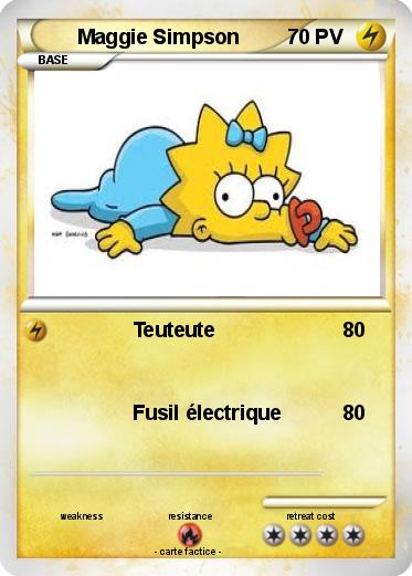 Pokemon Maggie Simpson