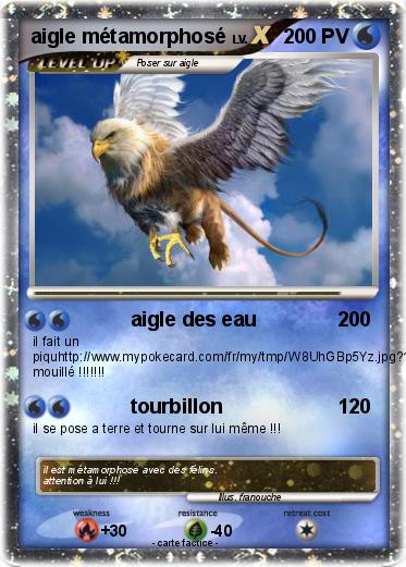 Pokemon aigle métamorphosé