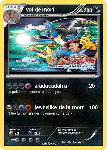 Pokemon vol de mort