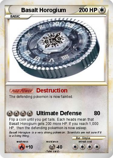 Pokemon Basalt Horogium