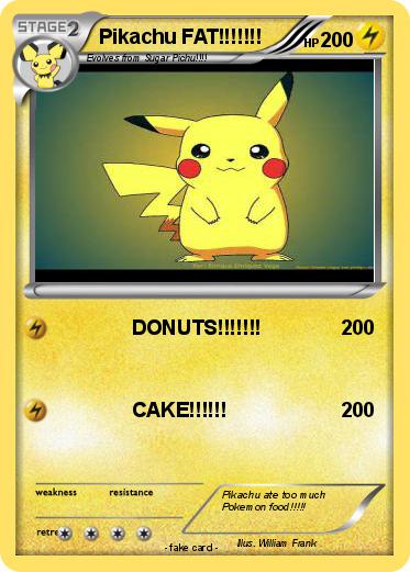 Pokemon Pikachu FAT!!!!!!!