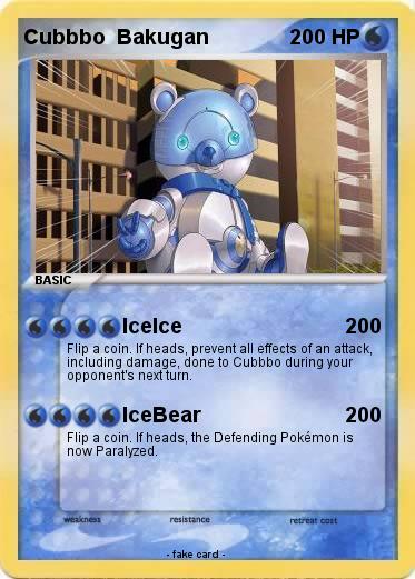 Pokemon Cubbbo  Bakugan
