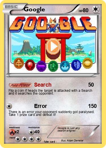 Pokemon Google