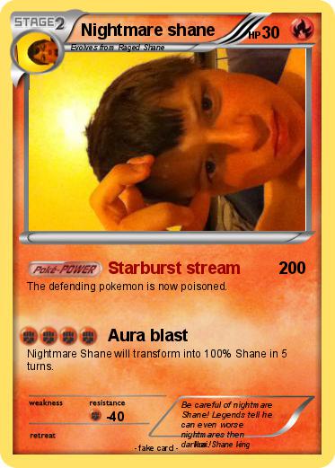 Pokemon Nightmare shane