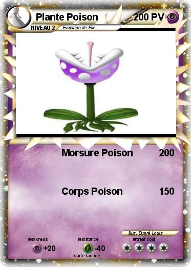 Pokemon Plante Poison