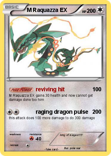 Pokemon M Raquazza EX