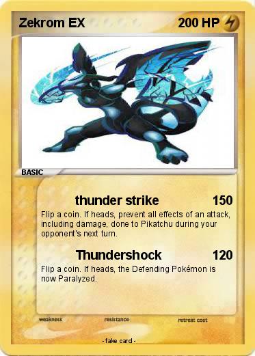 Pokemon Zekrom EX
