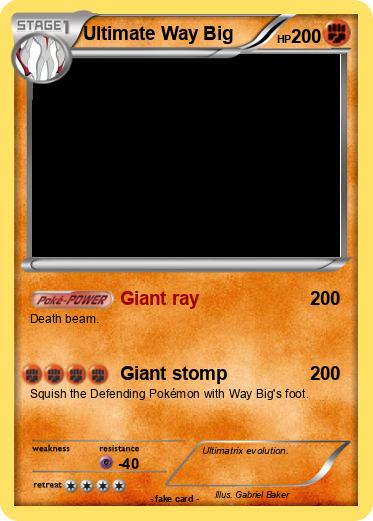 Pokemon Ultimate Way Big
