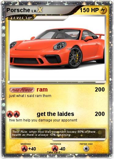 Pokemon Porsche