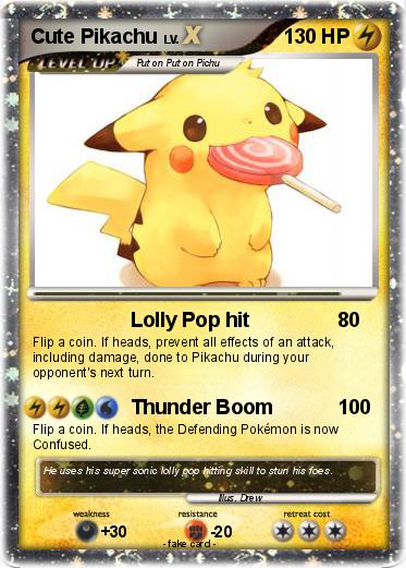 Pokemon Cute Pikachu