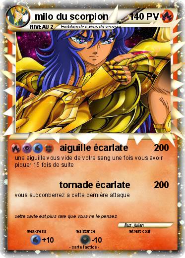 Pokemon milo du scorpion