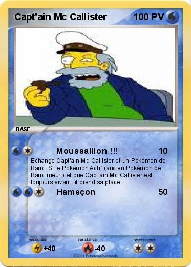 Pokemon Capt'ain Mc Callister