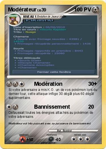 Pokemon Modérateur