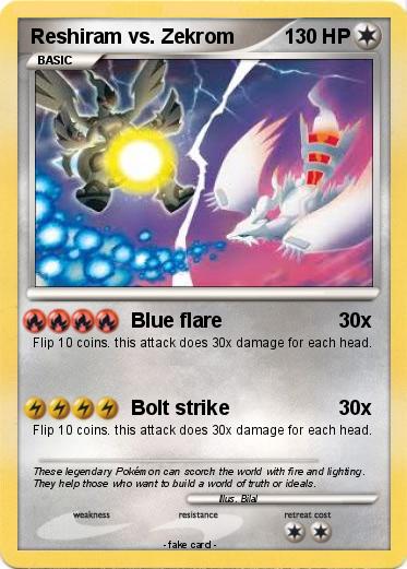 Pokemon Reshiram vs. Zekrom