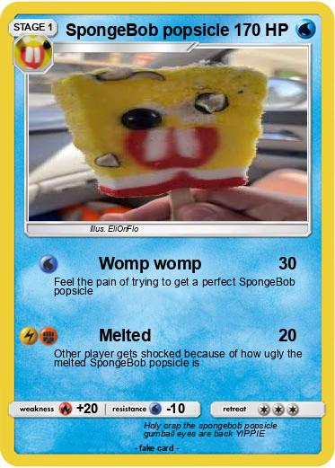 Pokemon SpongeBob popsicle