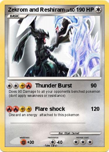Pokemon Zekrom and Reshiram