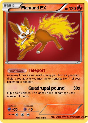 Pokemon Flamand EX