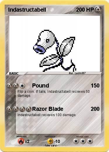 Pokemon Indastructabell